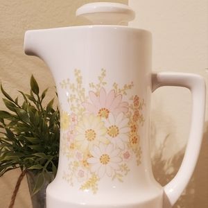 Vintage 1970s Coffee Pot & Lid by Noritake Potpourri